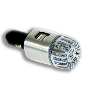 Purificador de aire ionizador para el auto con Cargador Doble